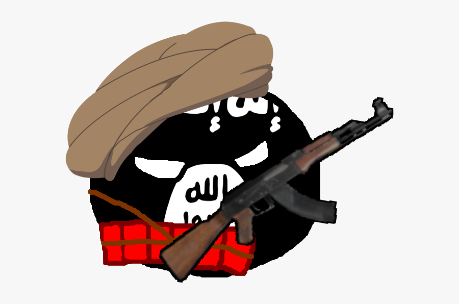 #isisball #countryballs #isis #terrorist #terrorism - Isis Countryball, Transparent Clipart