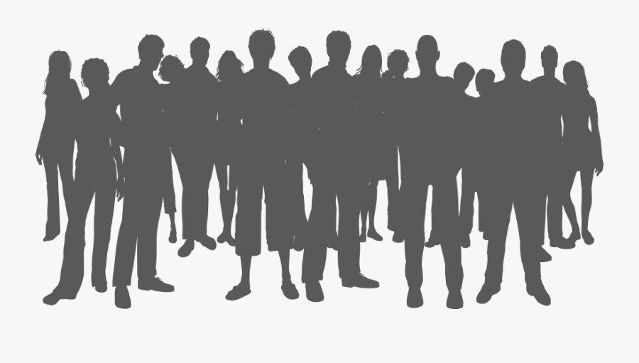 Company History - Many People Silhouette Png, Transparent Clipart