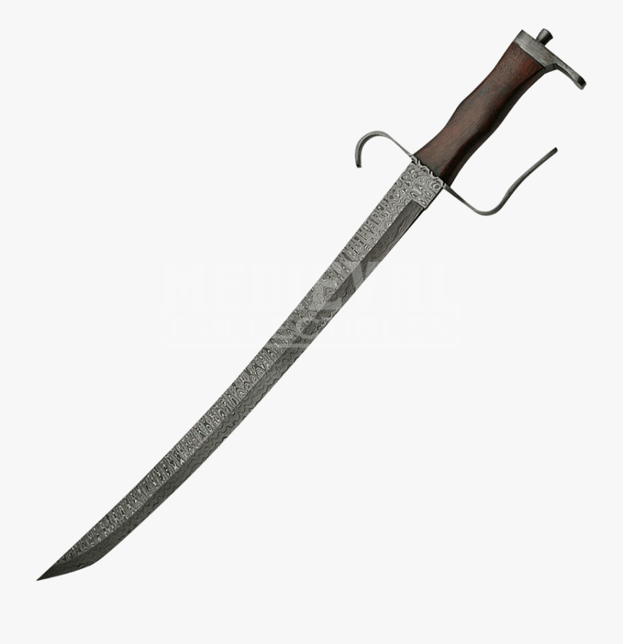 Transparent Pirate Sword Png - Dm5009 Damascus Short Sword, Transparent Clipart