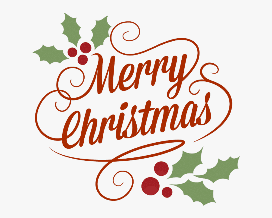 Merry Christmas Vector Png, Transparent Clipart