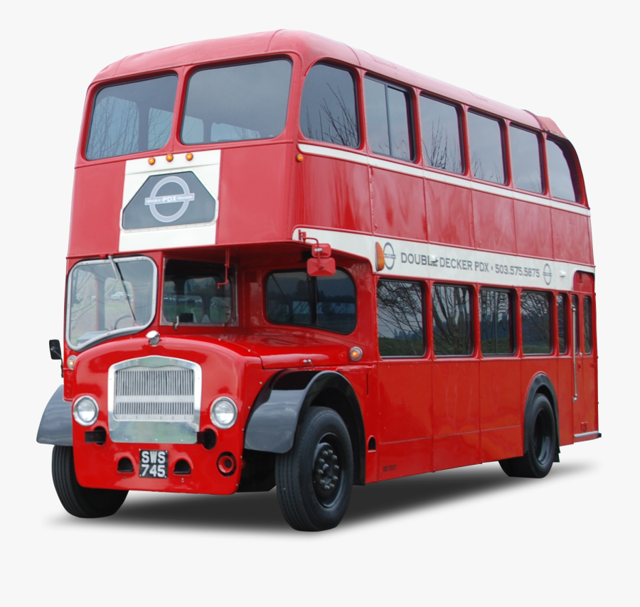 London Bus History, Transparent Clipart