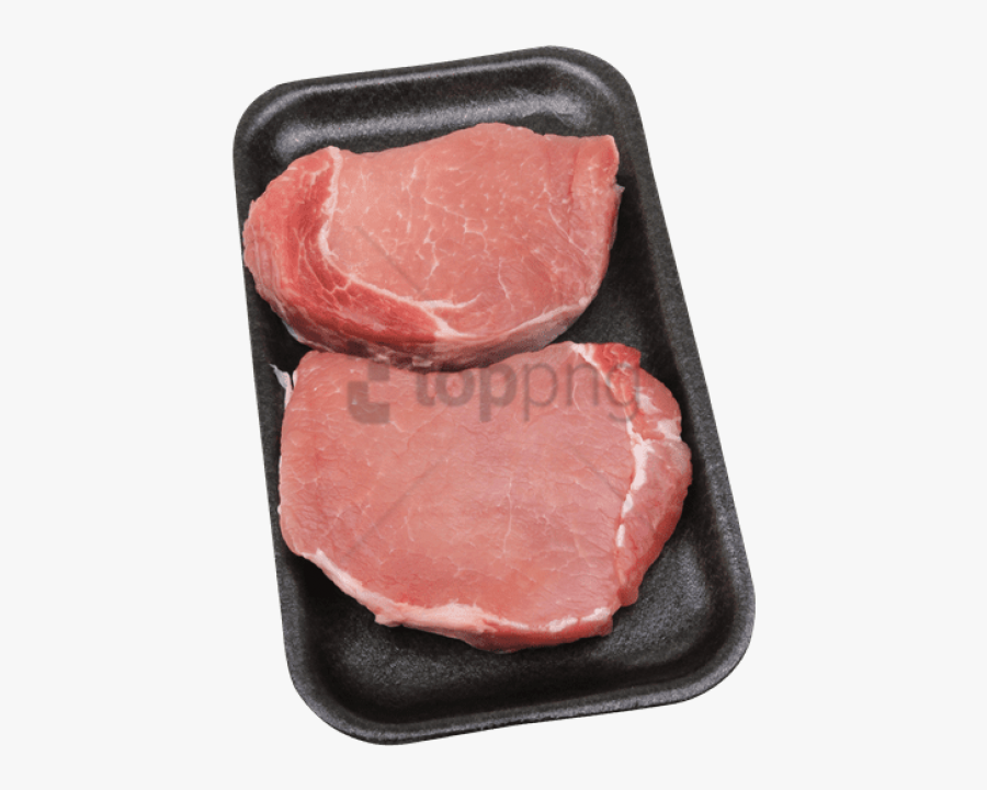 Transparent Steak Clipart - Pork Steak, Transparent Clipart