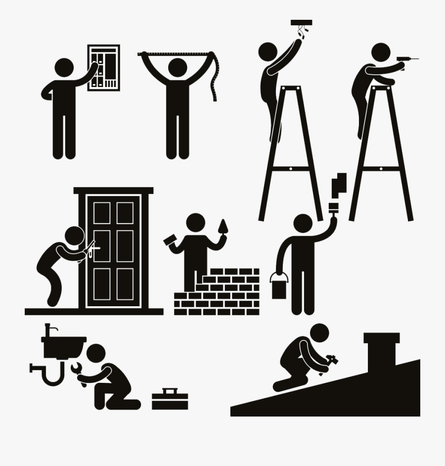 Clipart Handyman, Transparent Clipart