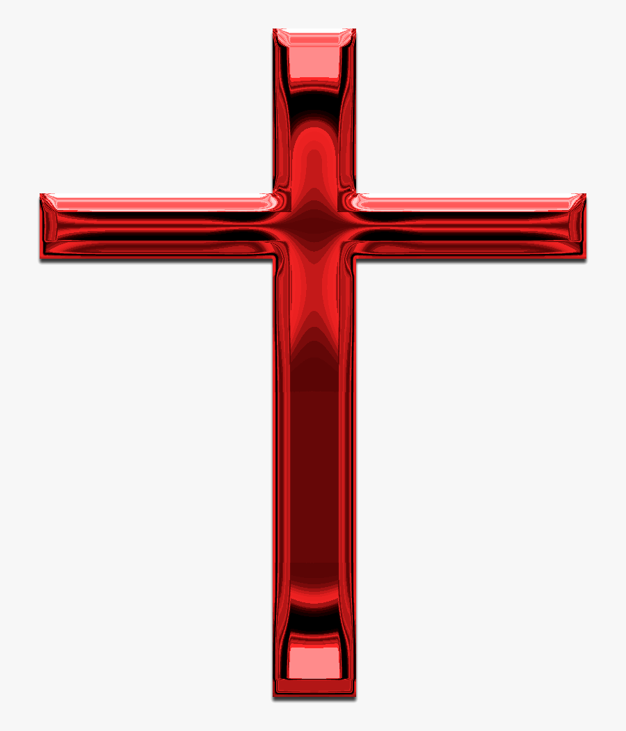 Picture Of A Red Cross - Red Christian Cross Png, Transparent Clipart
