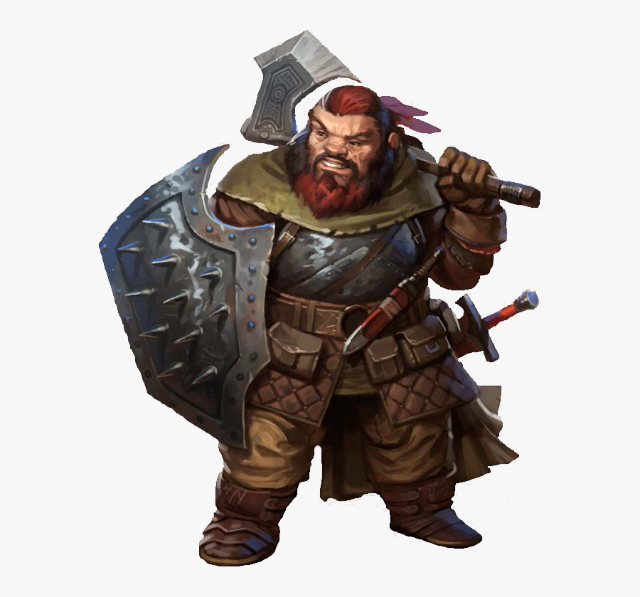 Pathfinder Roleplaying Game Dungeons & Dragons Dwarf - D&d Escobert The Red, Transparent Clipart