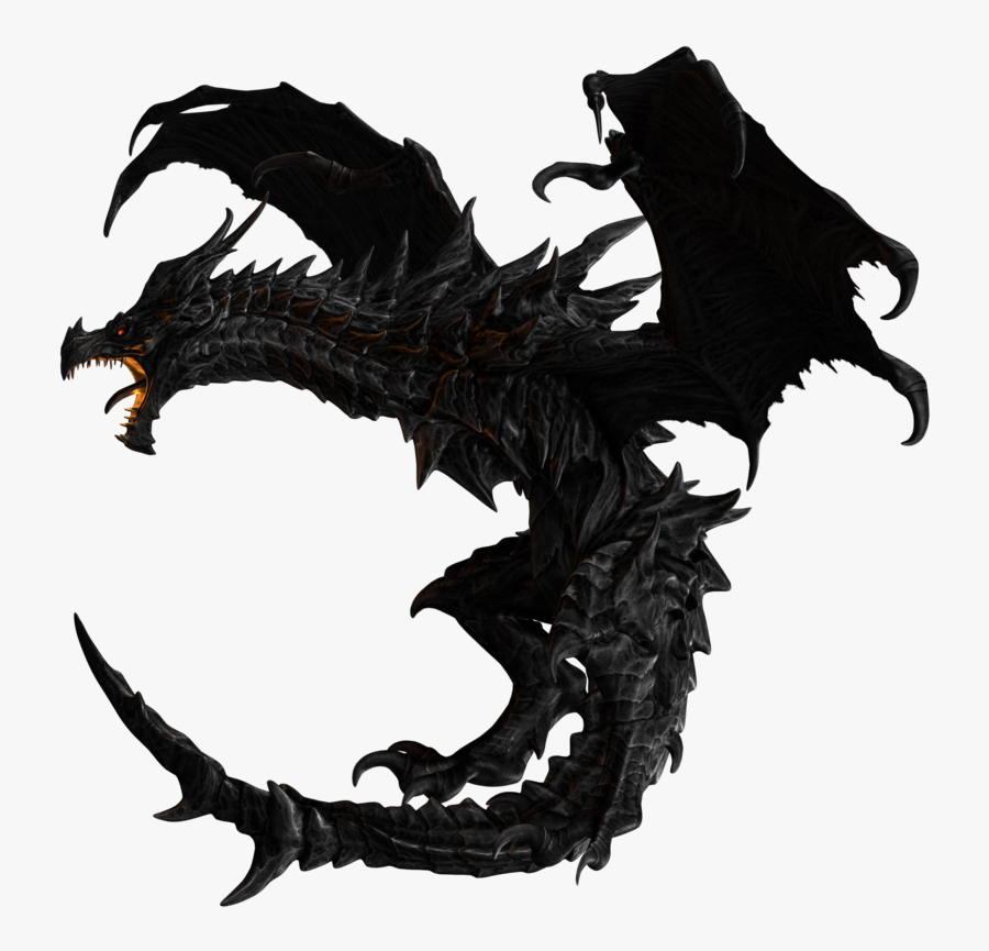 The Elder Scrolls V - Skyrim Alduin Png, Transparent Clipart