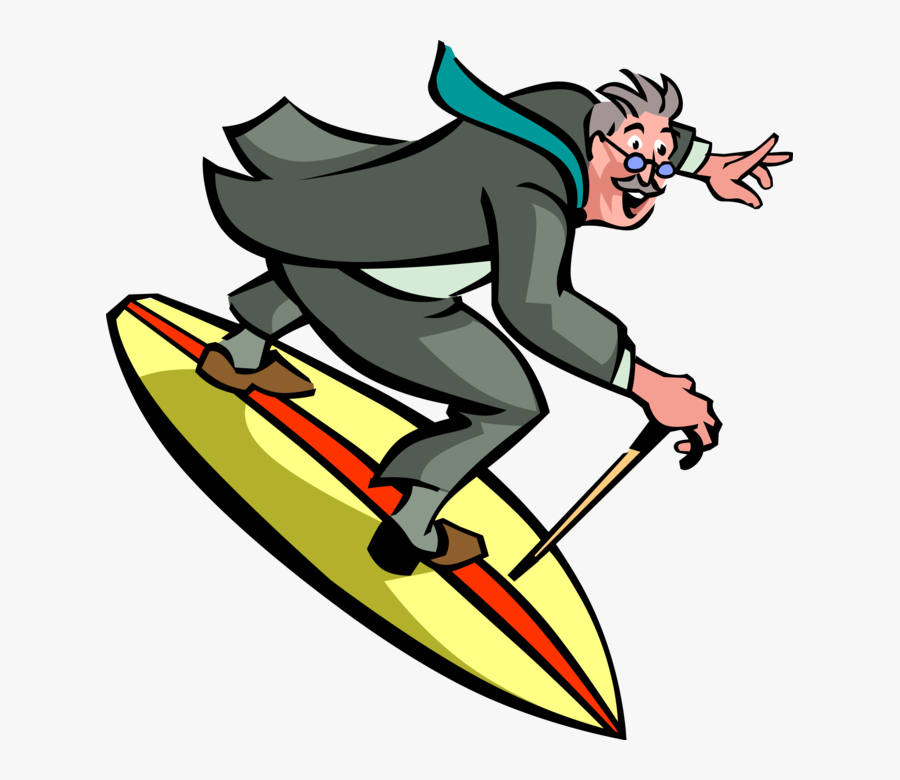 Vector Illustration Of Retired Elderly Senior Business - Illustration ...