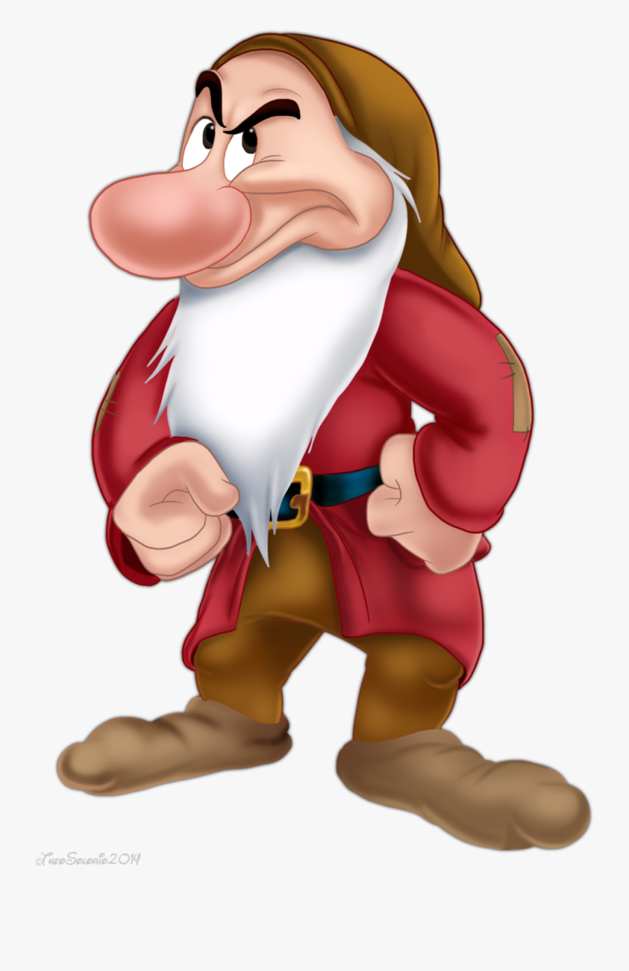 Disney Clipart Grumpy - Grumpy From Snow White And The Seven Dwarfs, Transparent Clipart