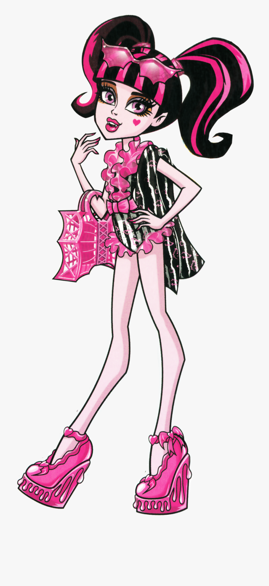 Transparent Cleo De Nile Png - Monster High Characters Draculaura, Transparent Clipart