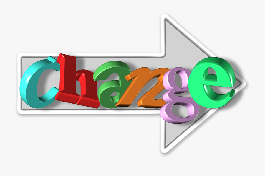 Arrow Of Change Pillow Case Clipart , Png Download - Need A Change Clipart, Transparent Clipart