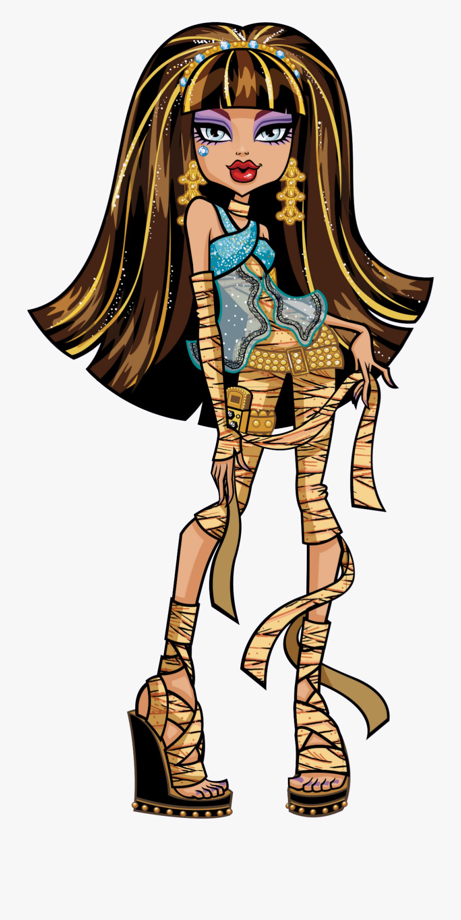 Monster High Cleo De Nile Png, Transparent Clipart