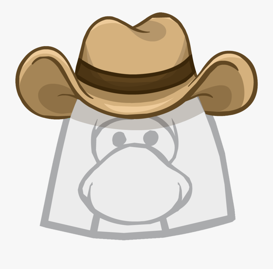 Transparent Cowboy Roundup Clipart - Club Penguin Elvis Hair, Transparent Clipart