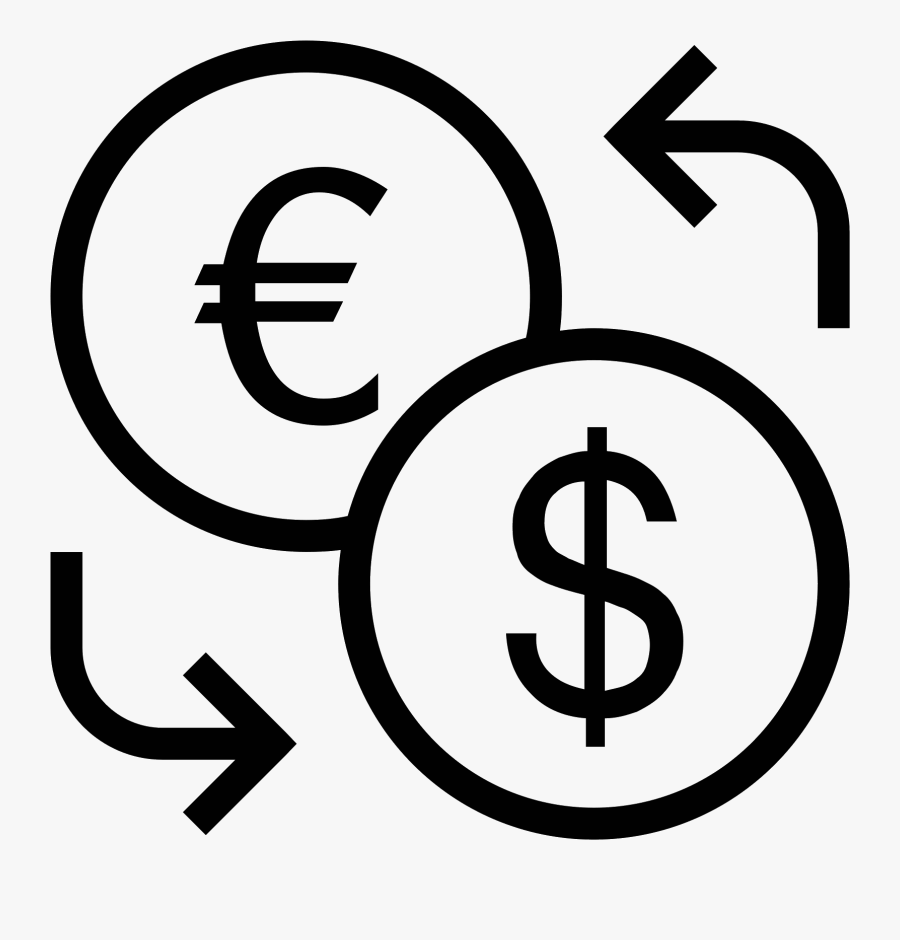 Currency Exchange Icon - Currency Exchange Clip Art, Transparent Clipart