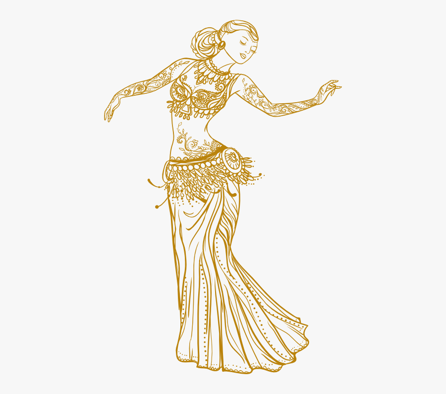 Belly Dance Art Png - Belly Dancing Clip Art, Transparent Clipart