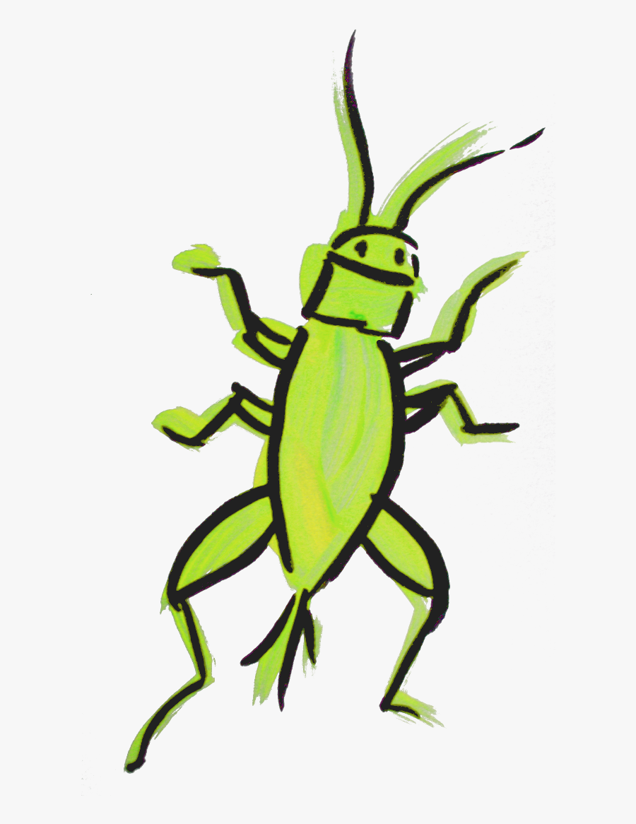 Transparent Crickets Clipart - Cartoon, Transparent Clipart