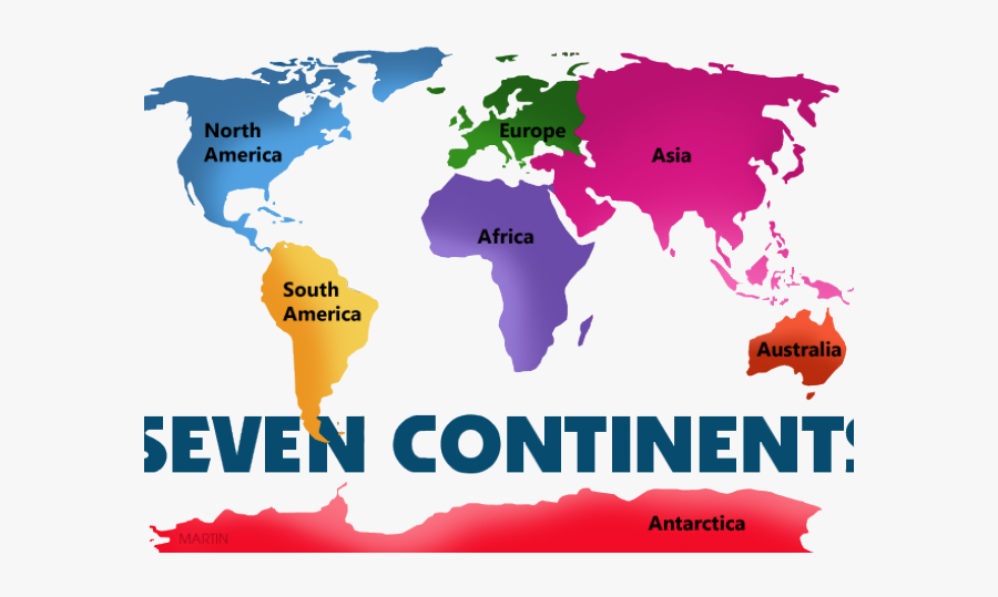 Continent Clipart Continent Map - Earth Overpopulation, Transparent Clipart