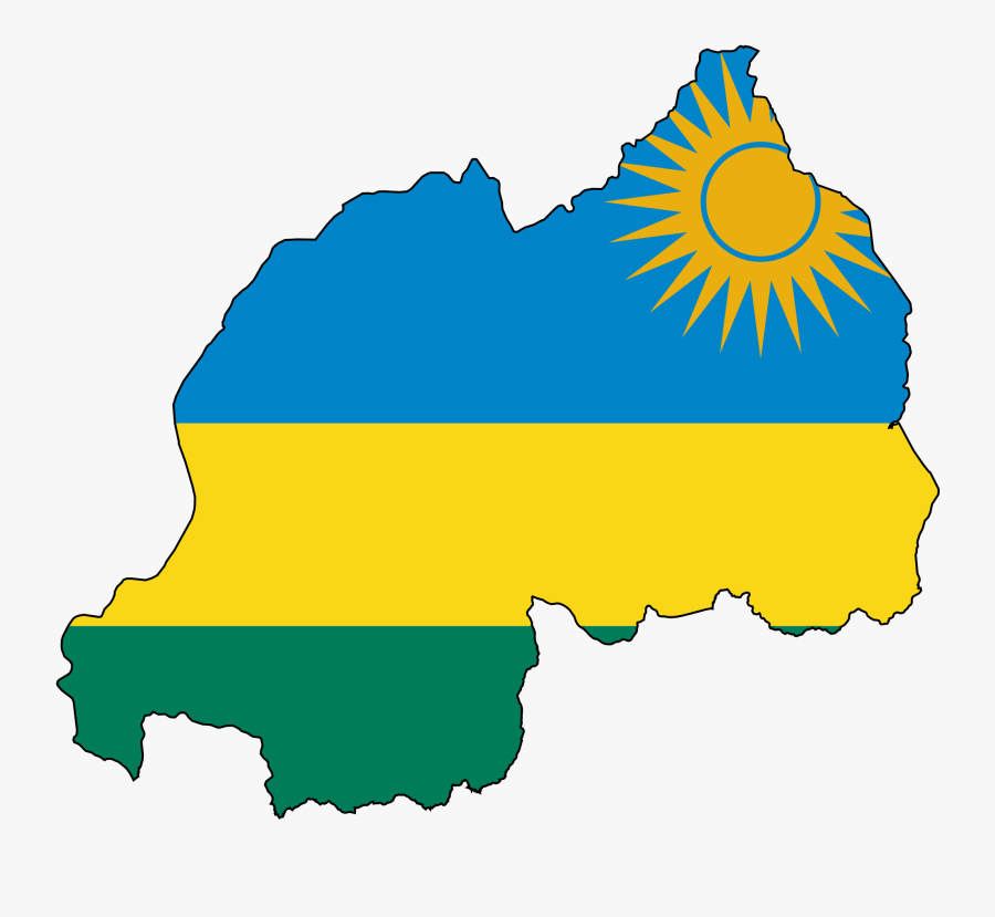 Rwanda Flag Map Rwanda Flag, Africa Mission Trip, Peace - Rwanda Flag Map, Transparent Clipart