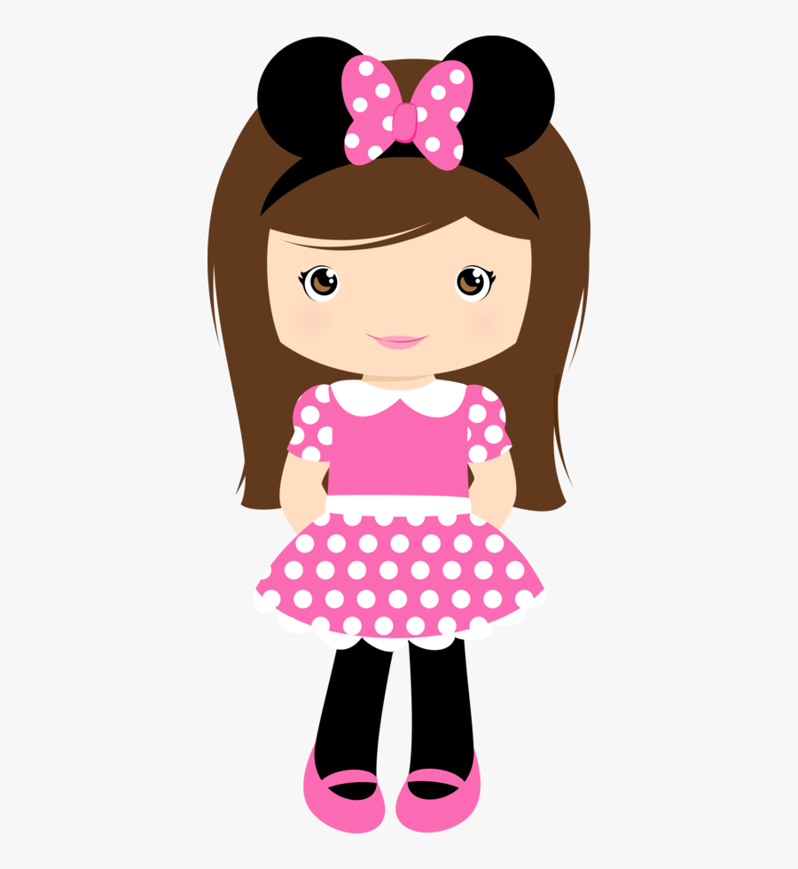 Saying Clipart Minnie Mouse - Mickey Mouse Girl Drawing, Transparent Clipart