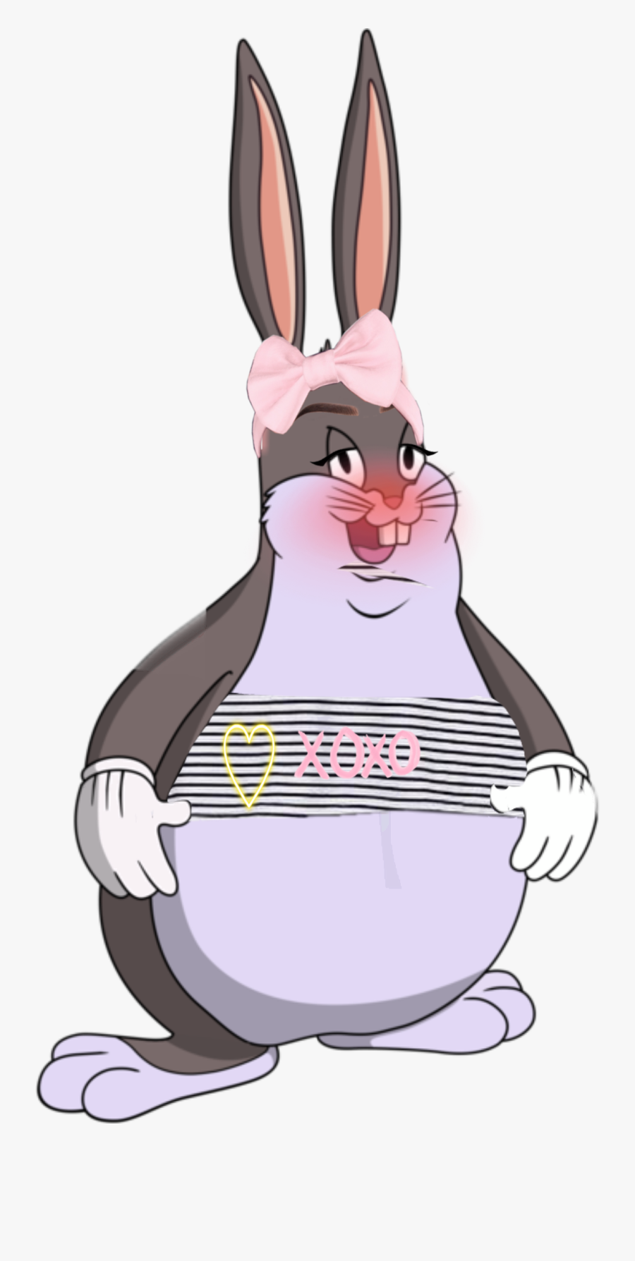 My Baby Is Growing Up So Fast 😪 - Big Chungus Sad, Transparent Clipart