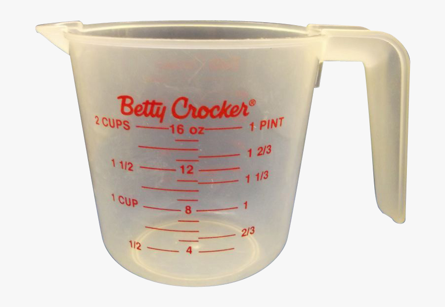 Clip Art Betty Crocker Superseal Cup - Betty Crocker Measuring Cup, Transparent Clipart