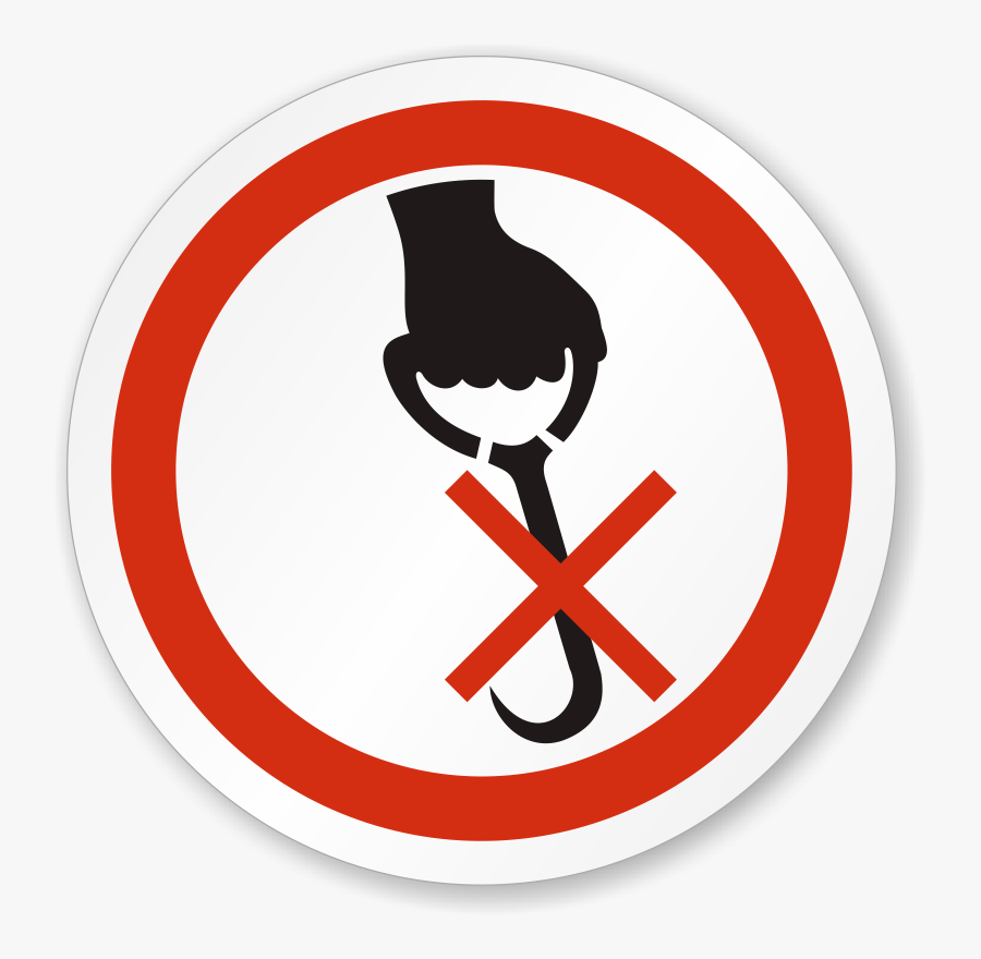 Do Not Use Hooks Iso Prohibition Circular Sign - Do Not Use Hook Symbol, Transparent Clipart