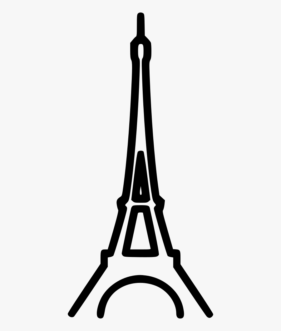 Eiffel Tower - Desenho Com Fundo Transparente, Transparent Clipart