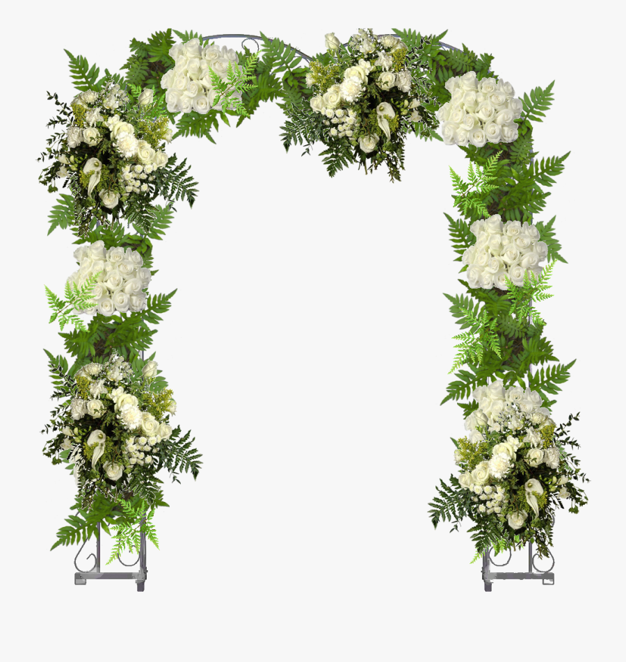 Transparent Flower Arch Clipart - Wedding Arch Transparent Background, Transparent Clipart