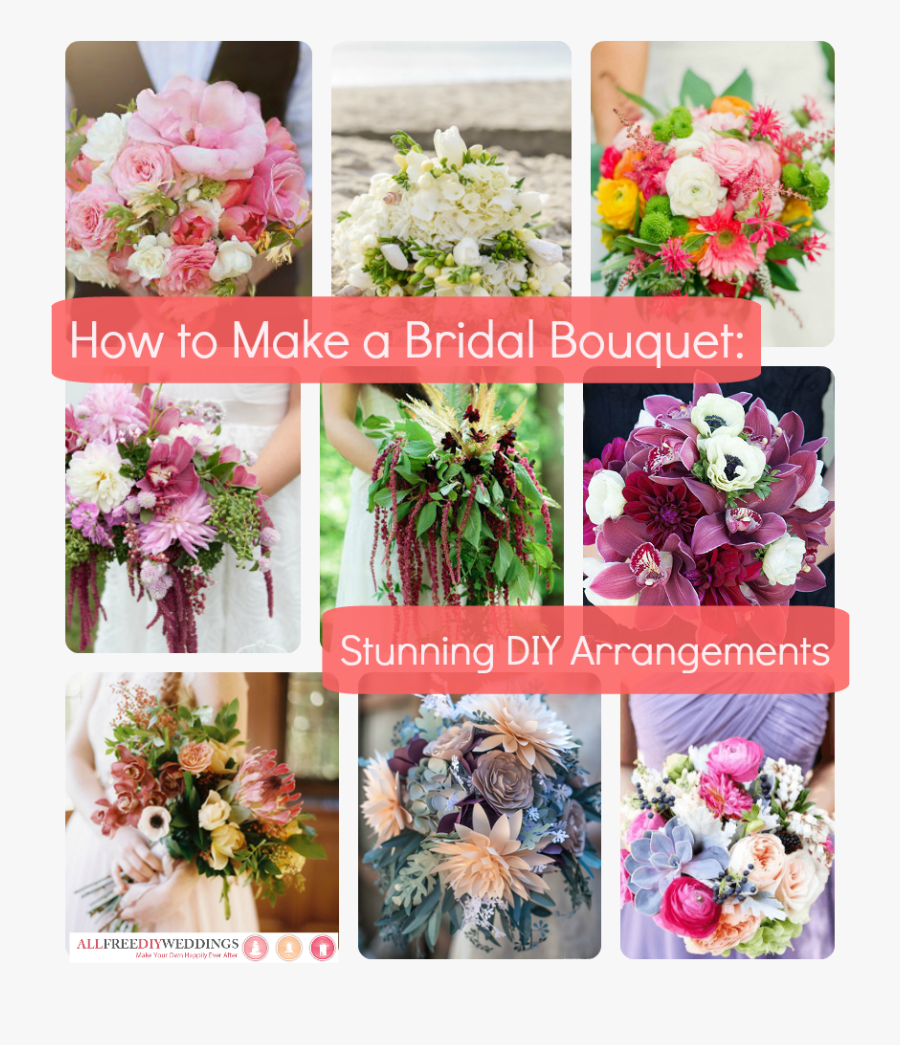 Clip Art How To Make A - Bouquet, Transparent Clipart