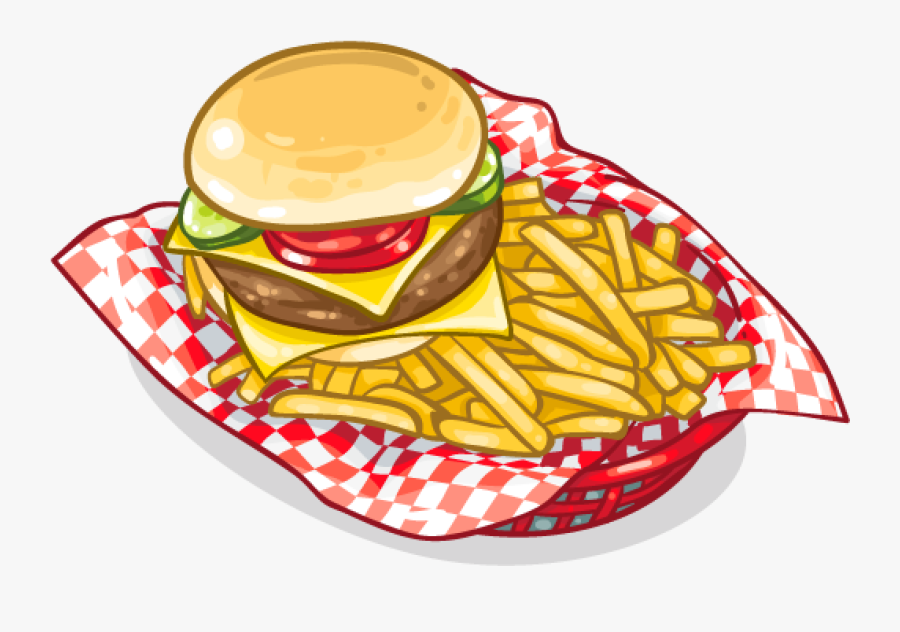 Burger And Fries Clipart, Transparent Clipart