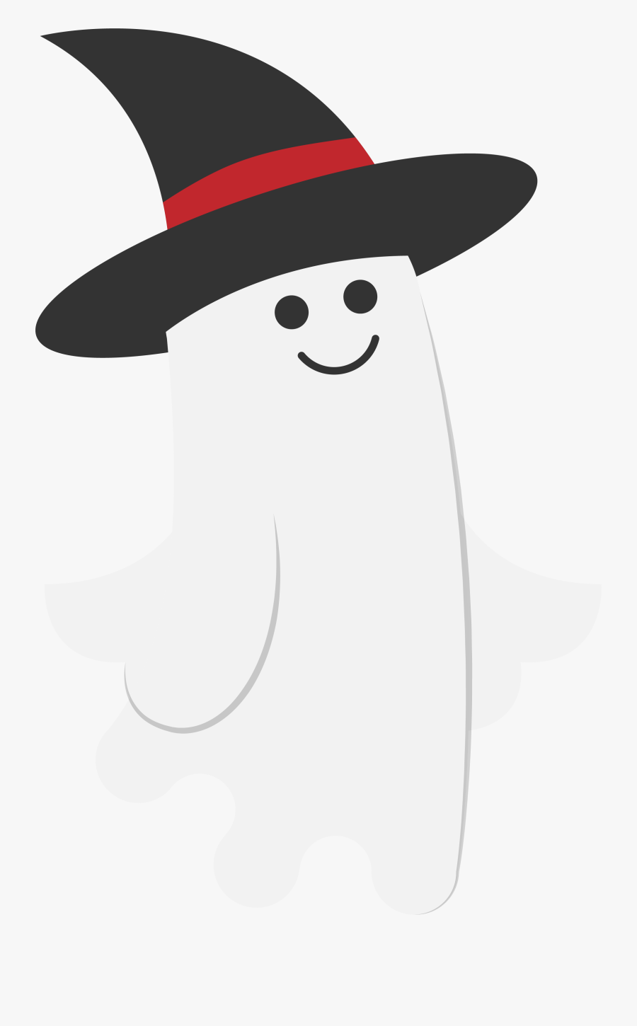 White Ghost Clip Art - Fantasmas Blancos Halloween Png, Transparent Clipart