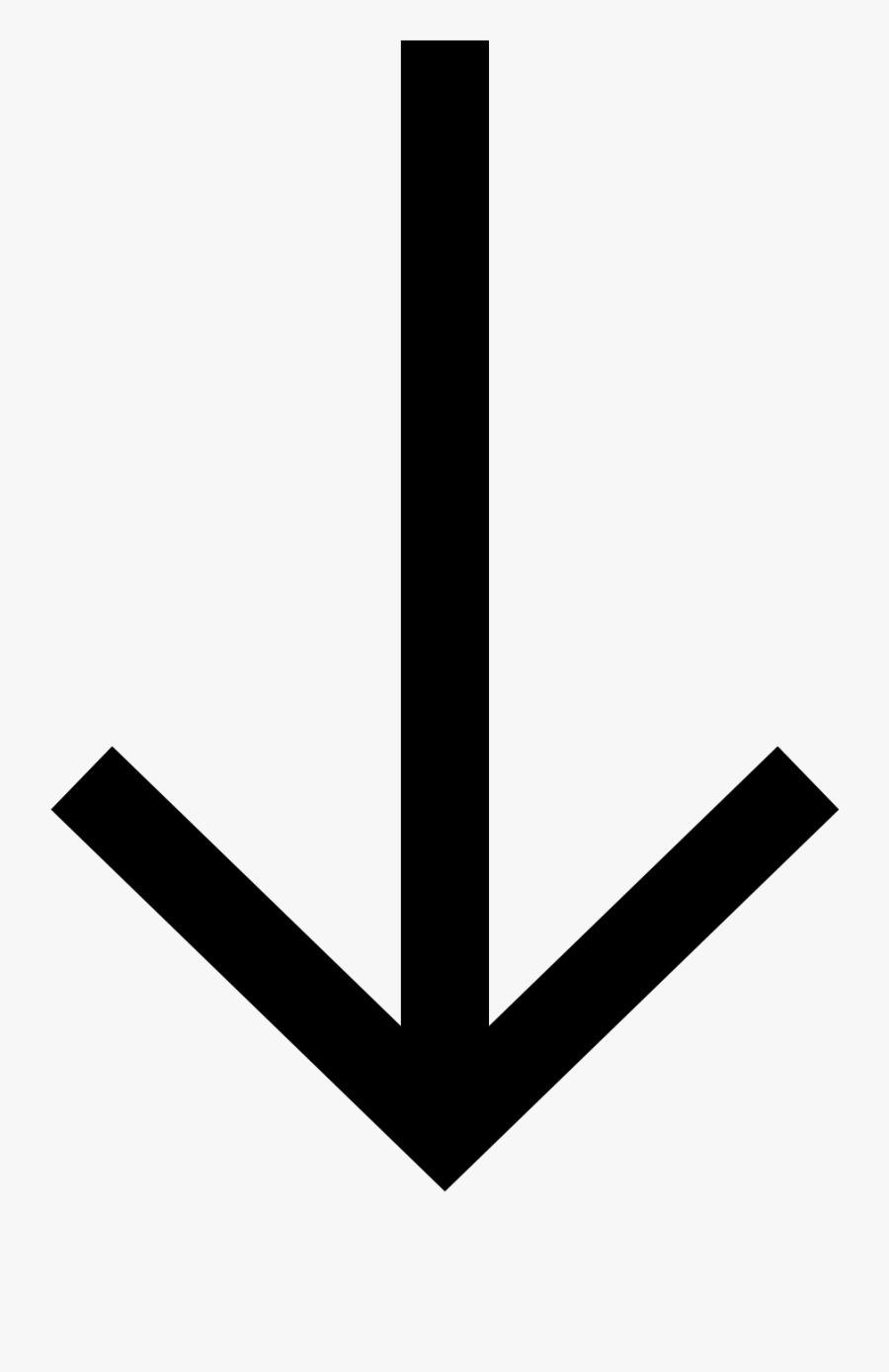 Transparent Rustic Arrow Clipart - Arrow Pointing Down Png, Transparent Clipart
