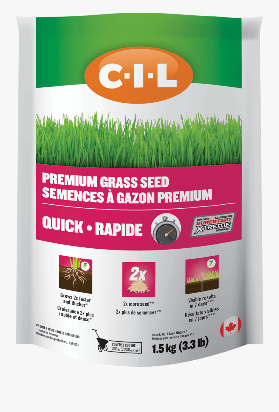 Cil Premium Grass Seed Quick - Happens When You Pour Fertiliser On Grass, Transparent Clipart
