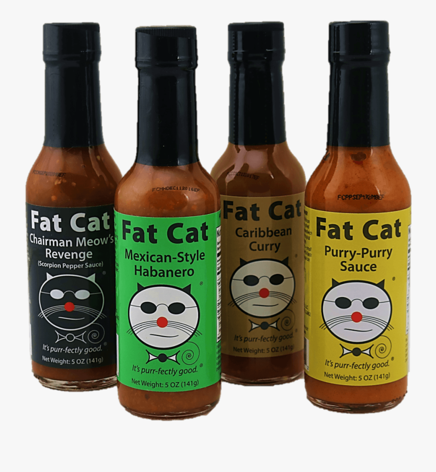Transparent Hot Sauce Clipart - Fat Cat Chairman Meow's Revenge, Transparent Clipart
