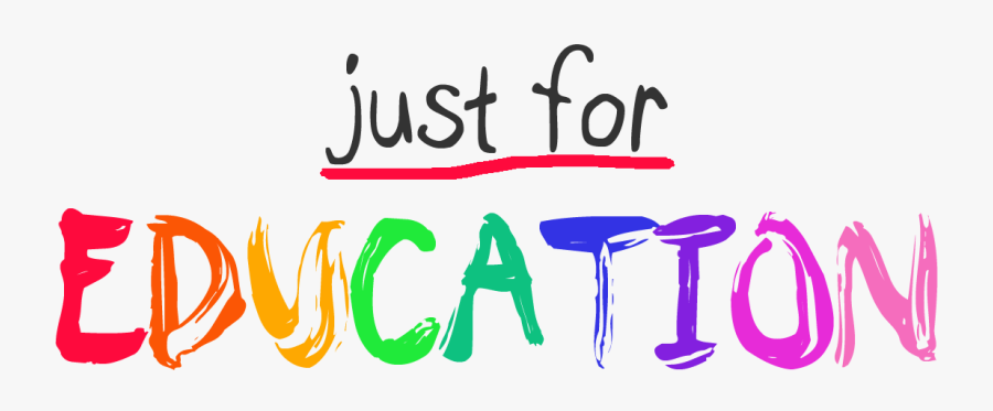 Just For Education, Transparent Clipart