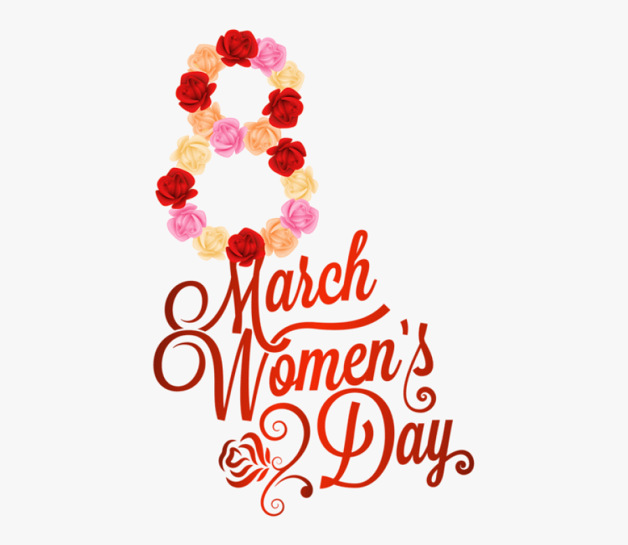 Free Png Red 8 March Womens Day Png Images Transparent - Rose, Transparent Clipart