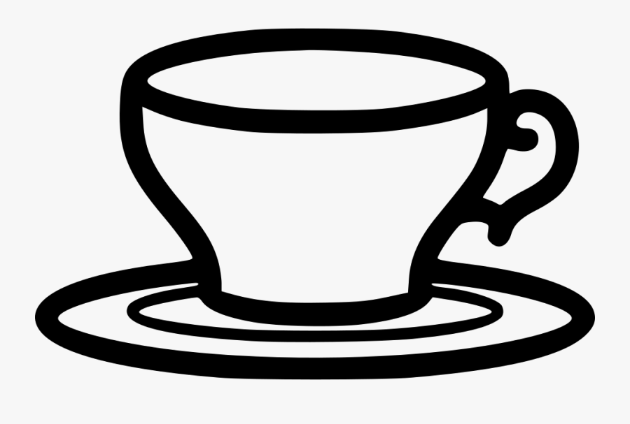 Transparent Tea Cup Clipart Black And White, Transparent Clipart