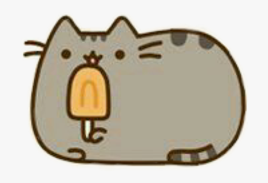 #kawaii #pusheen #cute #summer #pusheeneating - Pusheen Ice Cream Gif, Transparent Clipart