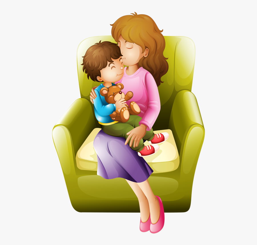 Mom And Son Png - Картинка Мама И Малыш, Transparent Clipart