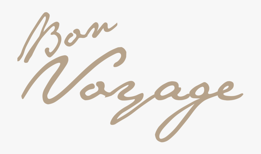 Png Bon Voyage - Bon Voyage No Background, Transparent Clipart