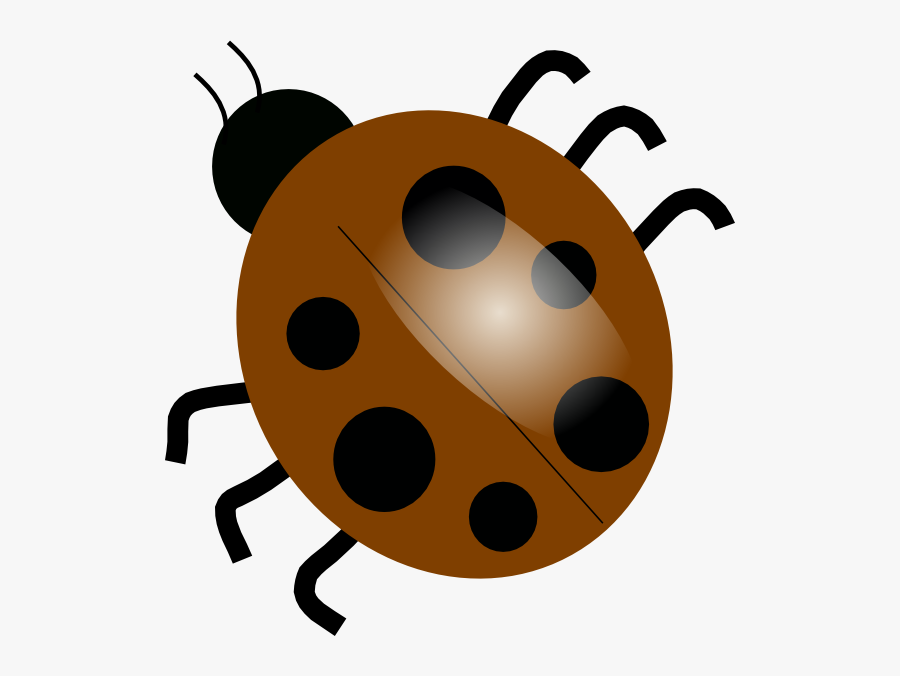 Brown Ladybugs Clip Art - Clipart Ladybug, Transparent Clipart