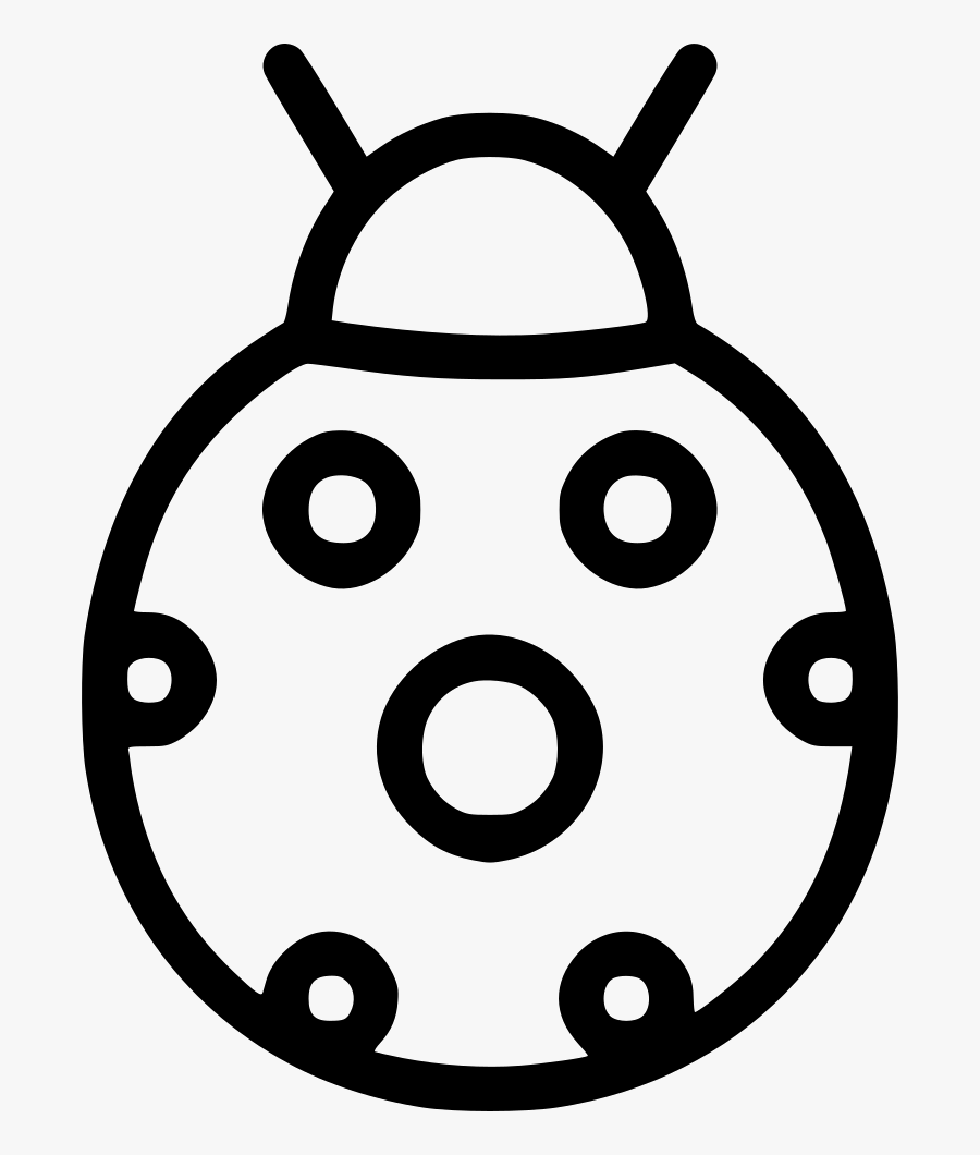 Lady Bug Insect Autumn - Svg Lady Bug Vector, Transparent Clipart