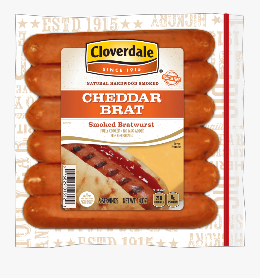 Sausage - Cloverdale Brats, Transparent Clipart