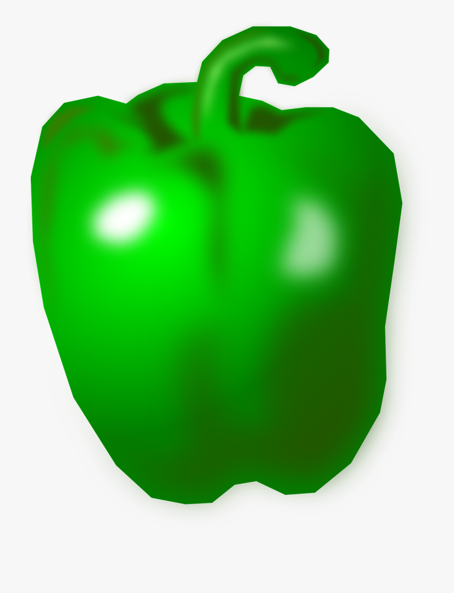 Clip Art Details - Tomato Onion Green Pepper, Transparent Clipart