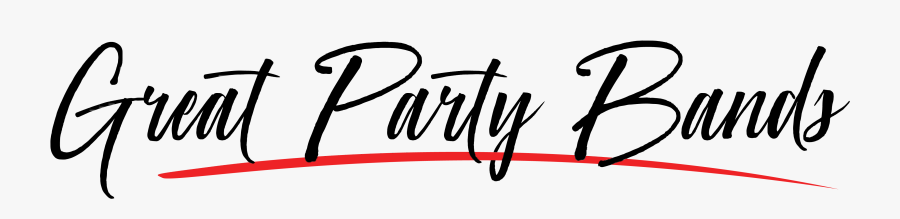 Great Party Bands - Calligraphy , Free Transparent Clipart - ClipartKey