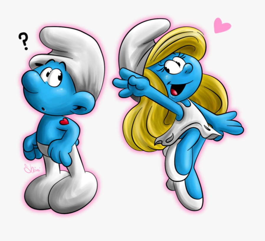 #mq #blue #smurfs #smurf #cartoon - Smurfette, Transparent Clipart