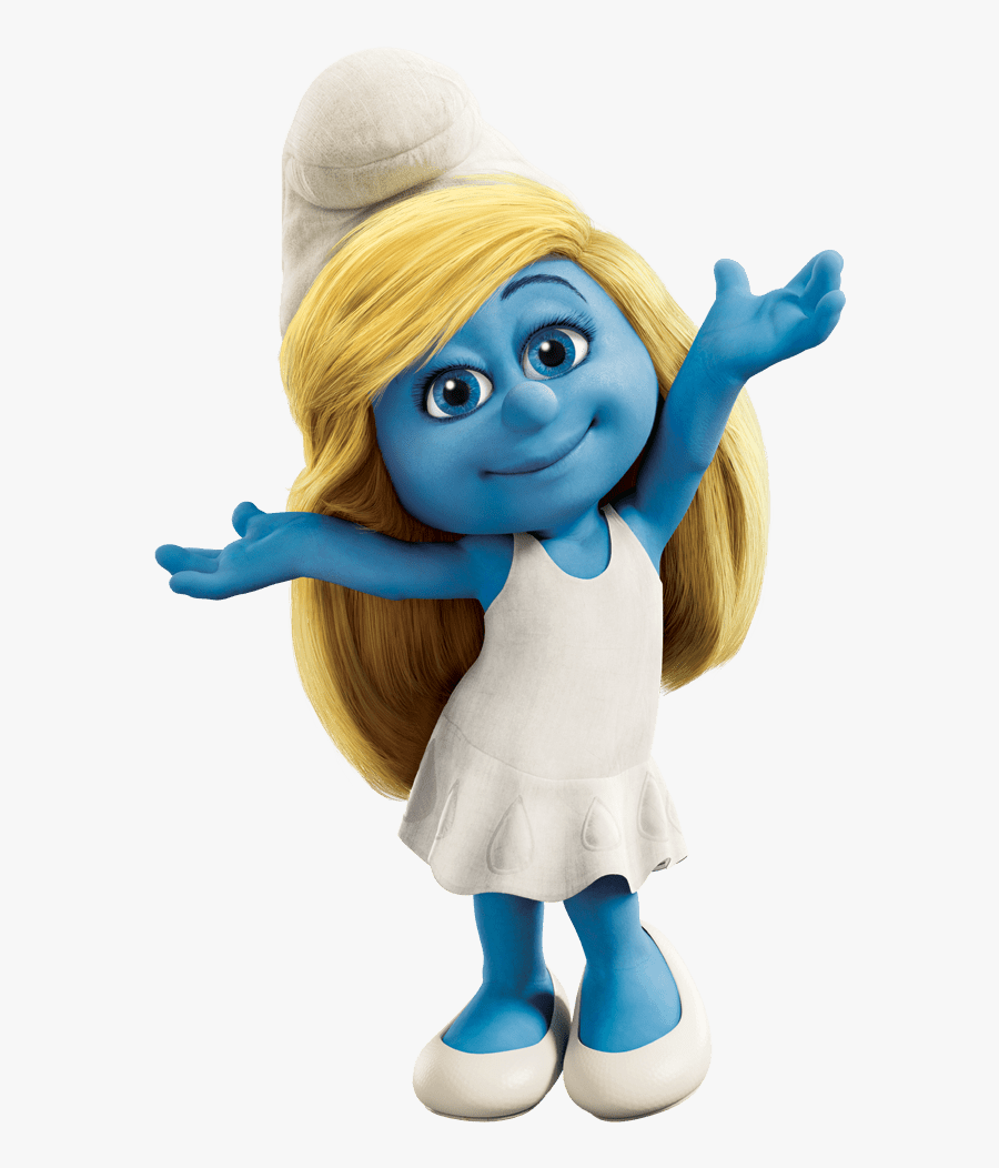 Smurfette - Smurfs Png, Transparent Clipart