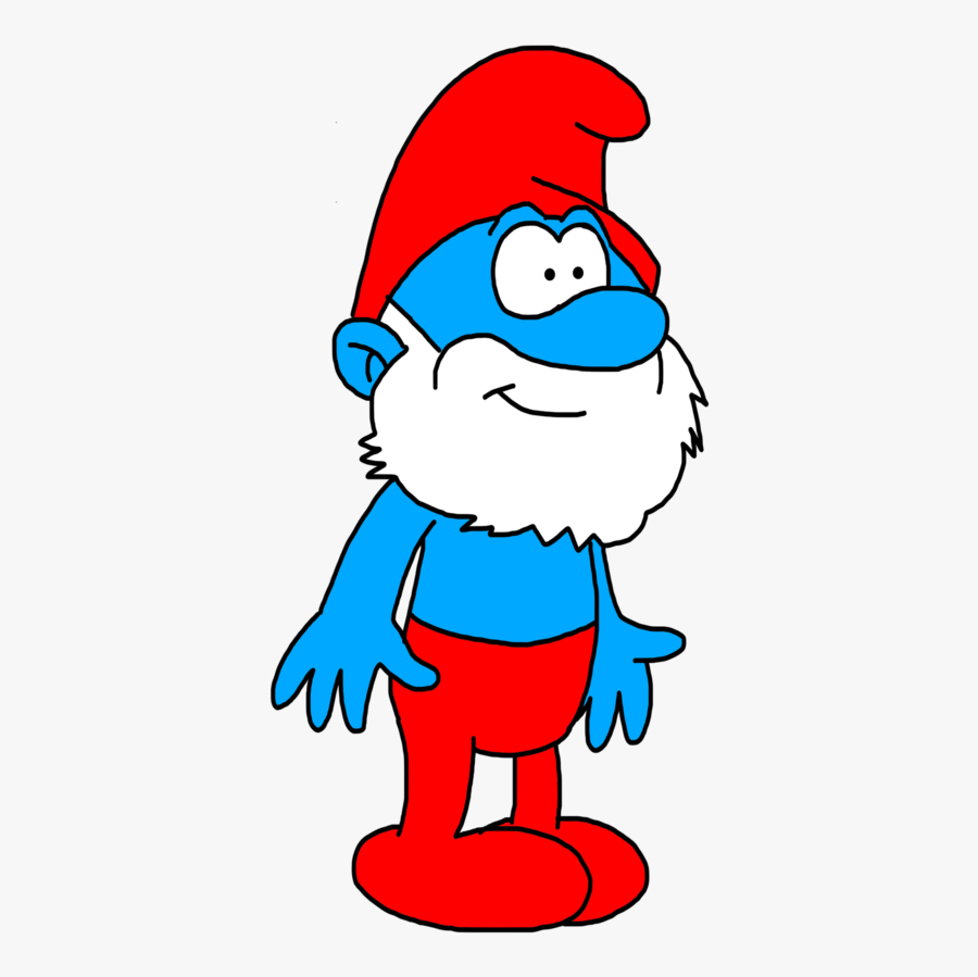 Militarism Drawing Papa Smurf Banner Transparent Library - Papa Smurf No Background, Transparent Clipart