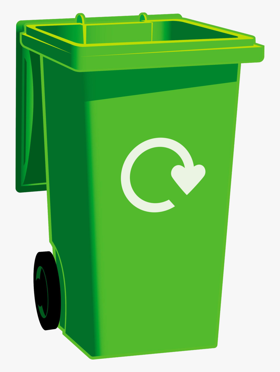 Green Recycle Bin Png , Free Transparent Clipart - ClipartKey