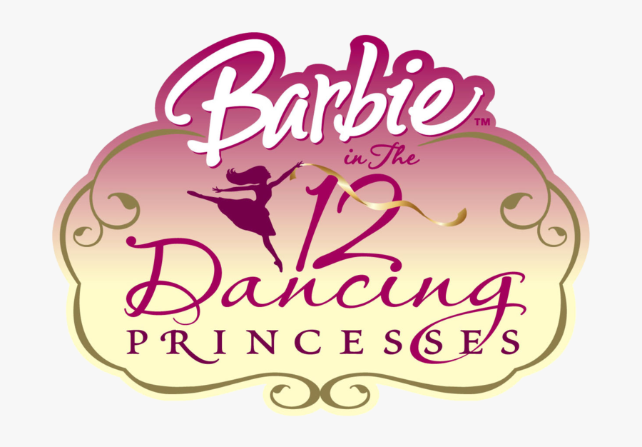 Barbie And The 12 Dancing Princesses Title, Transparent Clipart