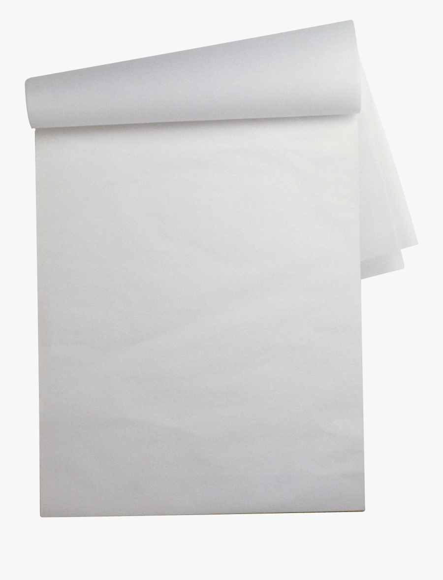 White Folded Paper Sheet - Paper Png, Transparent Clipart